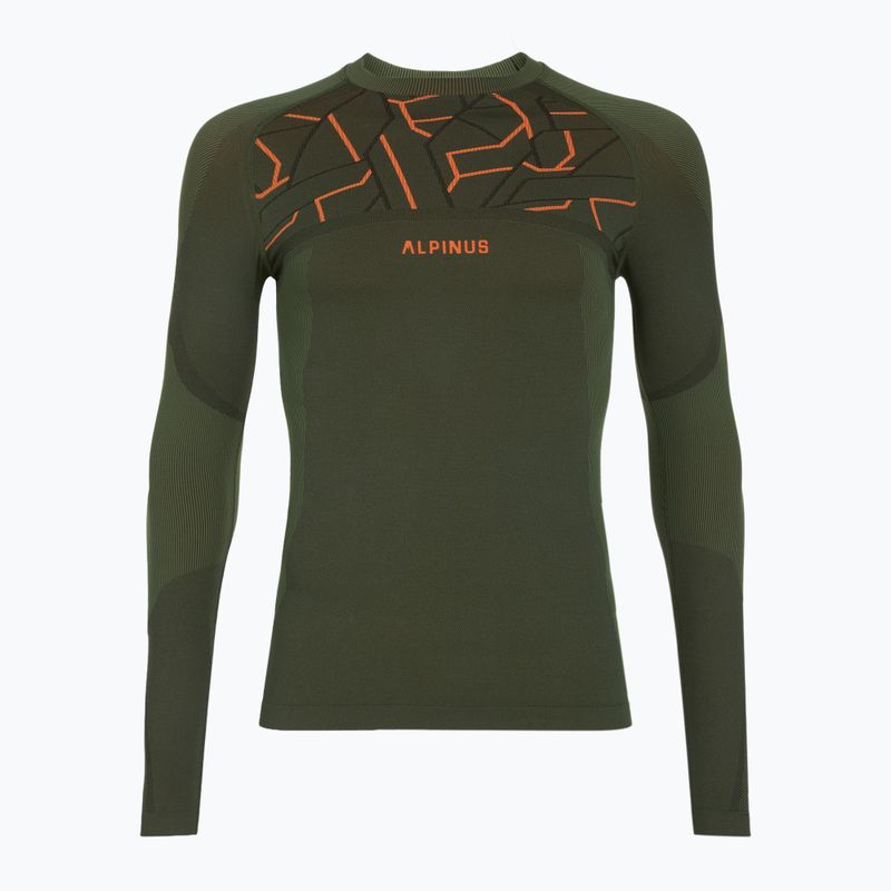 Vyriškas termo apatinių komplektas Alpinus Tactical Gausdal Set green/orange 11