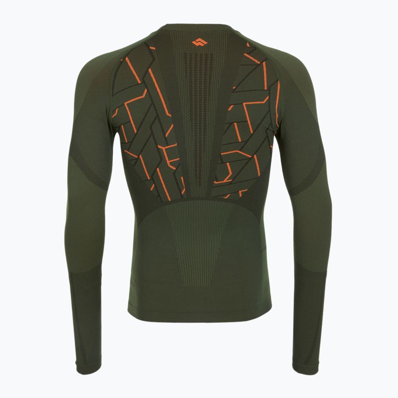 Vyriškas termo apatinių komplektas Alpinus Tactical Gausdal Set green/orange 12