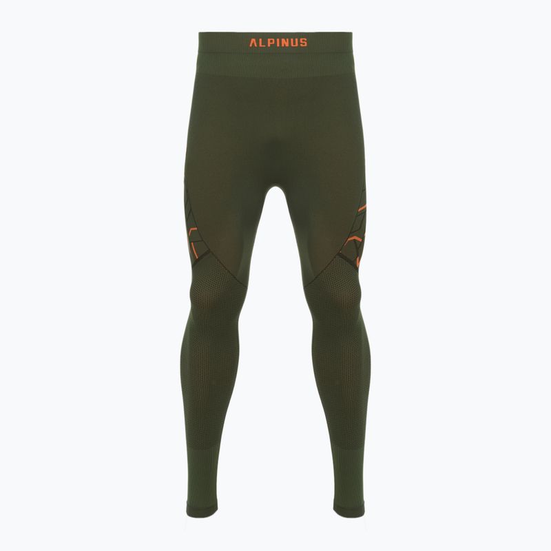 Vyriškas termo apatinių komplektas Alpinus Tactical Gausdal Set green/orange 15