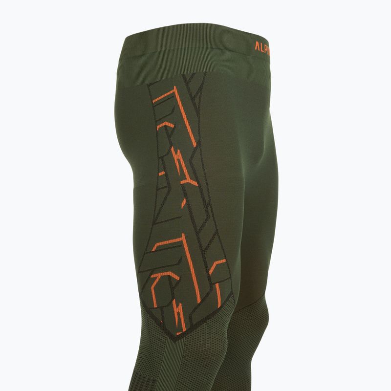 Vyriškas termo apatinių komplektas Alpinus Tactical Gausdal Set green/orange 17