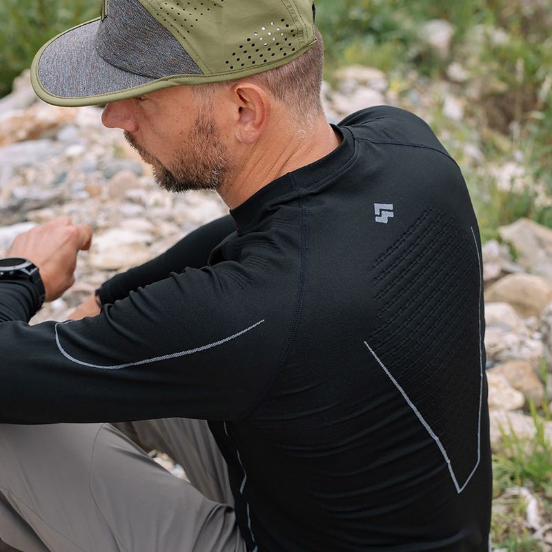Vyriškas termo apatinio trikotažo komplektas Alpinus Lakdah Set black 5