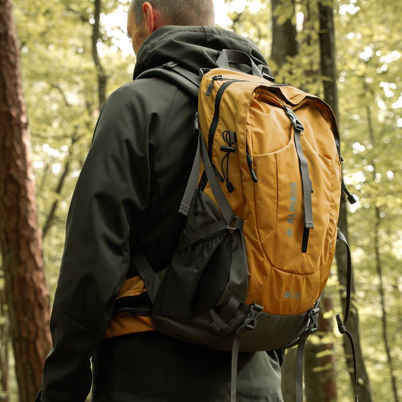 Turistinė kuprinė Alpinus Tarfala 35 l mustard 3