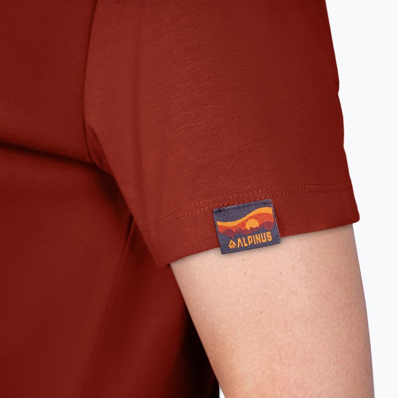 Moteriški žygių marškinėliai Alpinus Dirna brick-red 3