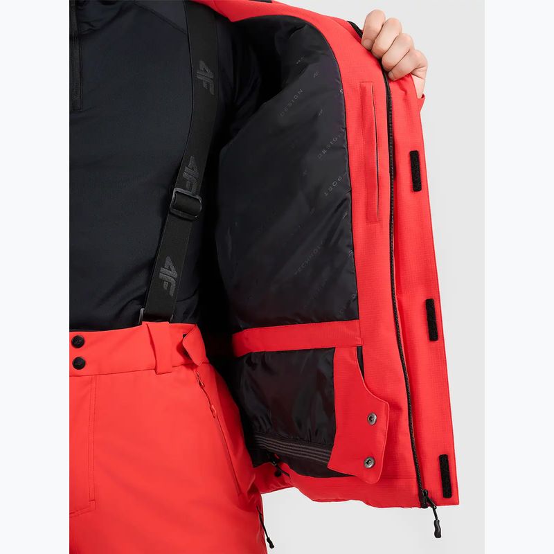 Vyriška slidinėjimo striukė 4F M0791 red 9