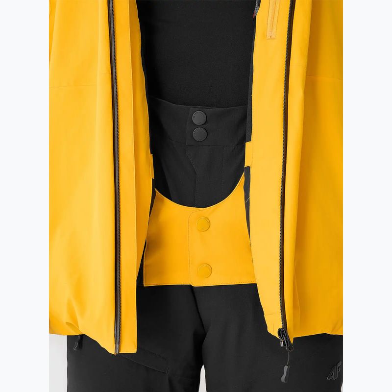 Vyriška slidinėjimo striukė 4F M0877 yellow 11