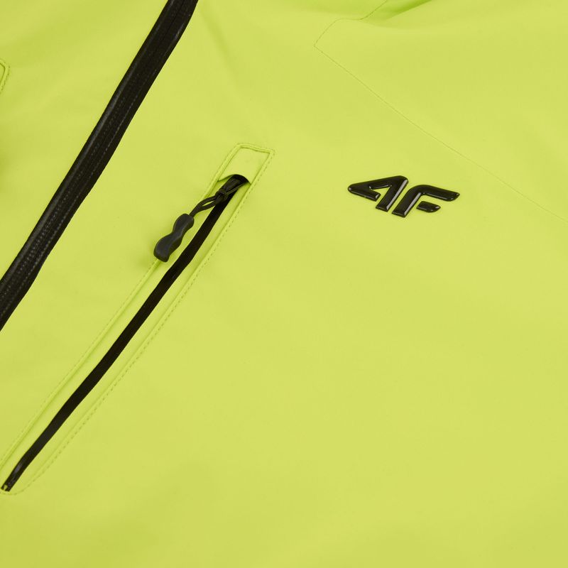 Vyriška slidinėjimo striukė 4F M0997 lime 3