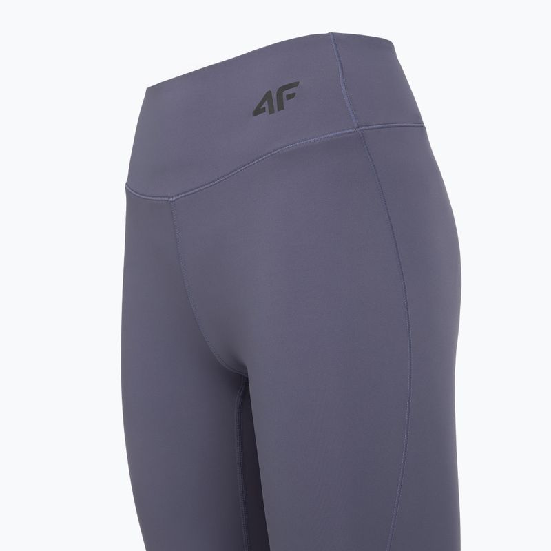 Moteriškos treniruočių tamprės 4F Solar Punk FNK F404 denim 3