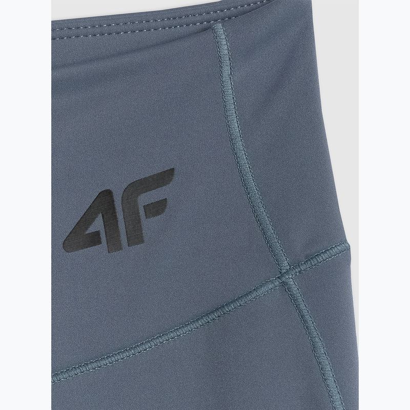 Moteriškos treniruočių tamprės 4F Solar Punk FNK F404 denim 2