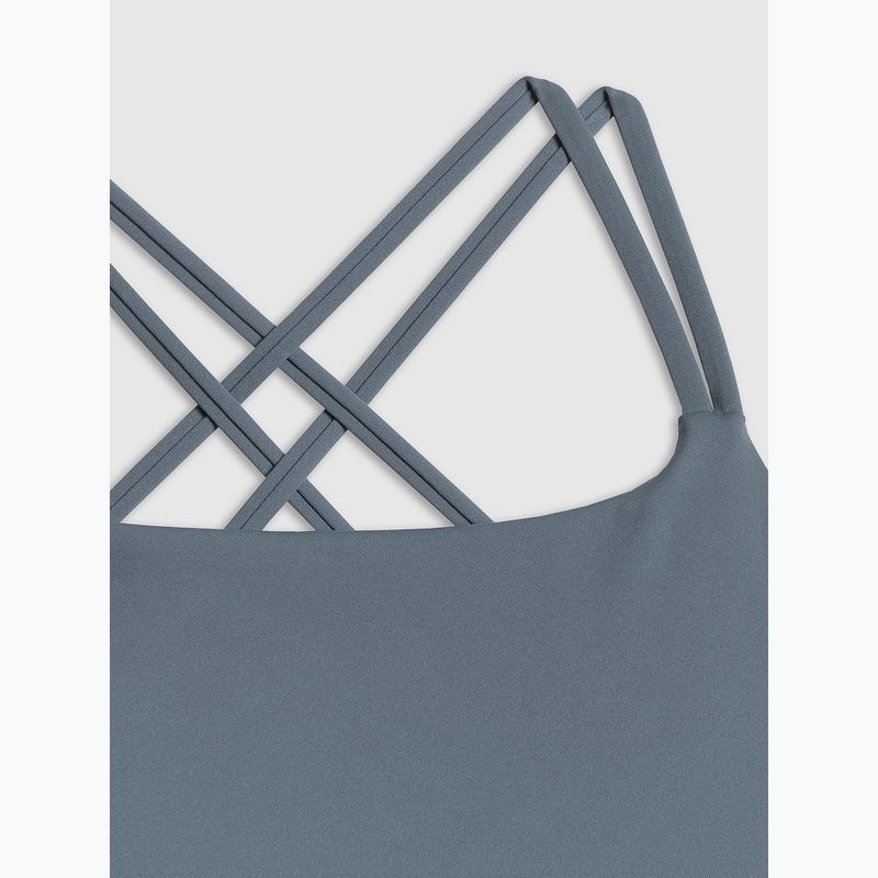 Moteriški treniruočių marškinėliai 4F Solar Punk FNK F0745 denim 2