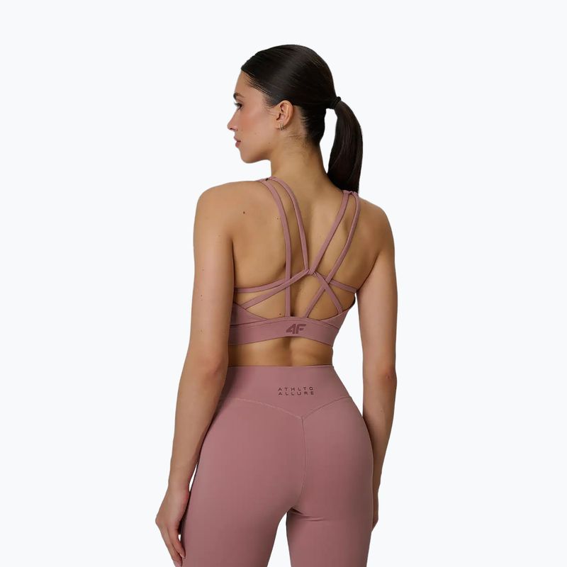 Sportinė liemenėlė 4F Athletic Allure F208 light pink 3