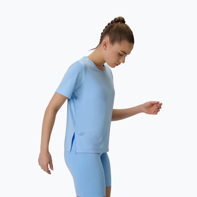 Moteriški treniruočių marškinėliai 4F Multiactive FNK F1847 blue 5