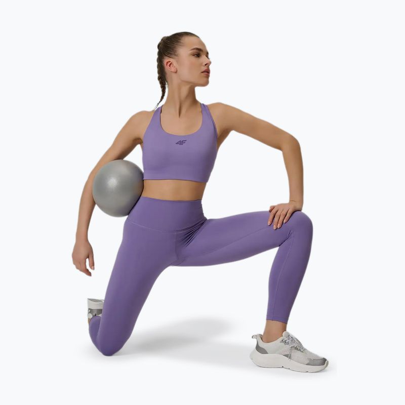 Sportinė liemenėlė 4F Multiactive F222 violet 7