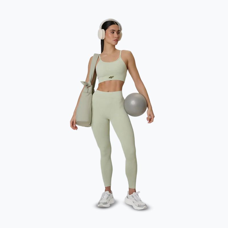 Sportinė liemenėlė 4F Solar Punk F203 light green allover 6