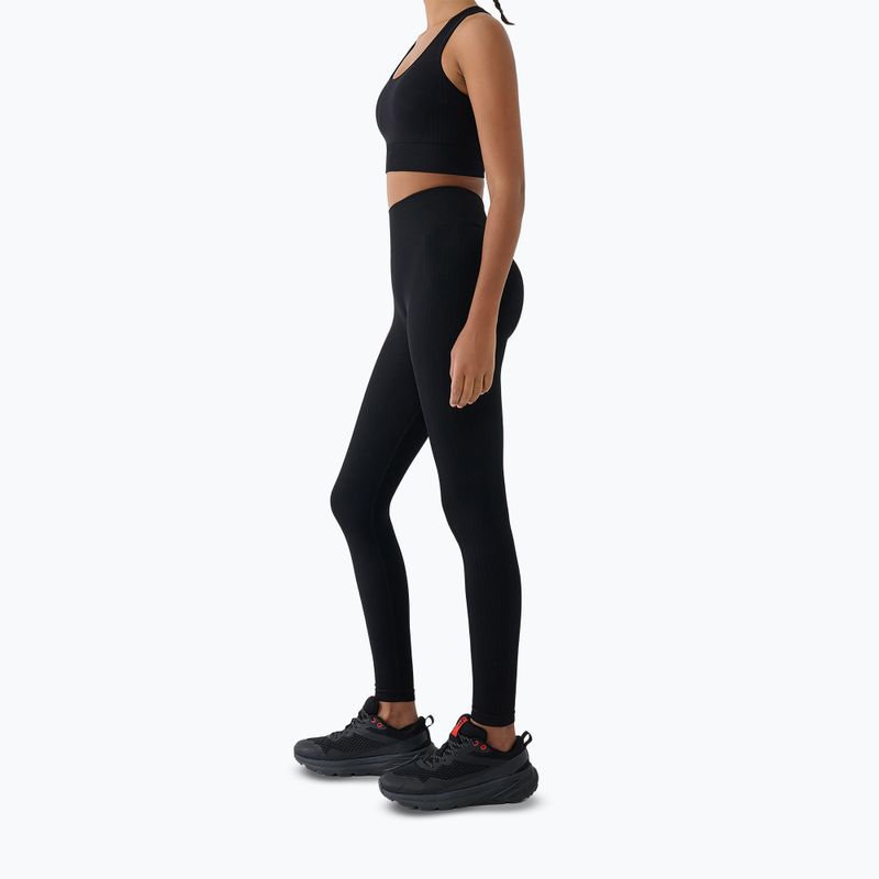 Moteriškos treniruočių tamprės 4F Multiactive FNK F420 deep black 4