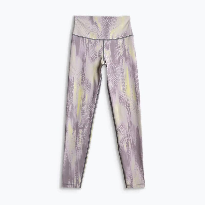 Moteriškos treniruočių tamprės 4F Solar Punk FNK F454 light yellow allover 7