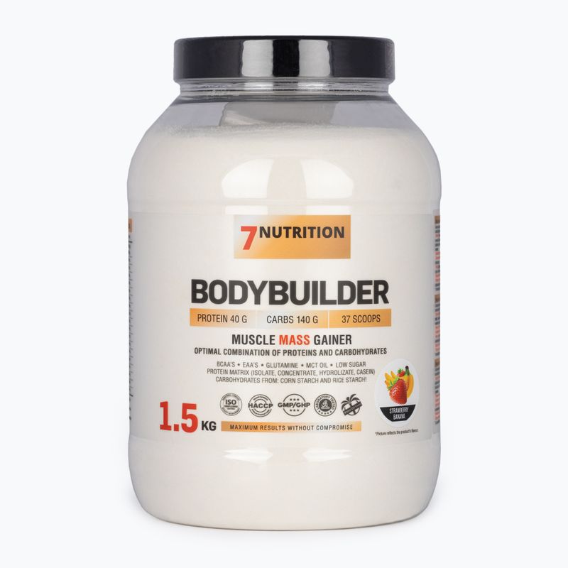 Gainer 7Nutrition 1,5 kg braškių bananų