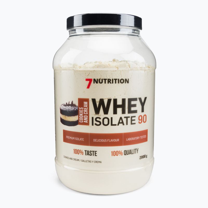 Išrūgų 7Nutrition Izolatas 90 2 kg Sausainiai
