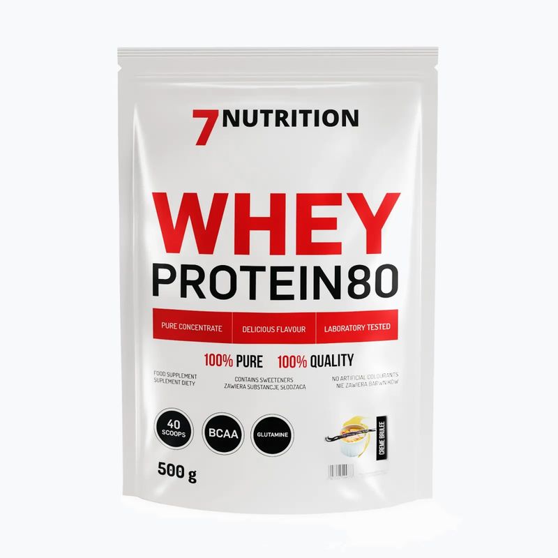 Išrūgų baltymai 7Nutrition Protein 80 500 g Creme Brulle