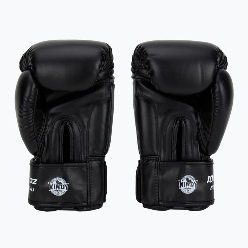 Bokso pirštinės WINDY Classic Synthetic Leather black 3