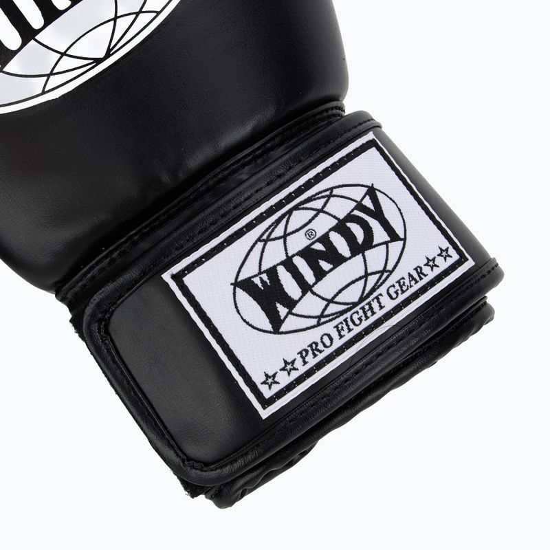 Bokso pirštinės WINDY Classic Synthetic Leather black 6