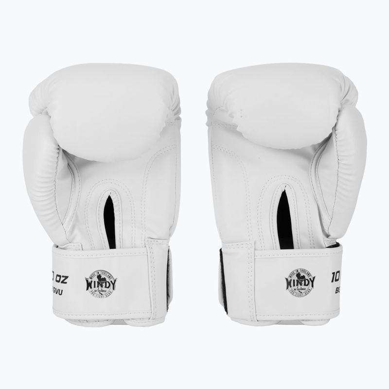 Bokso pirštinės WINDY Classic Synthetic Leather white 3