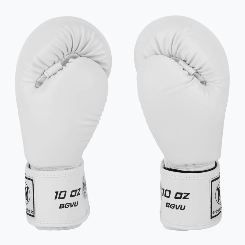 Bokso pirštinės WINDY Classic Synthetic Leather white 4