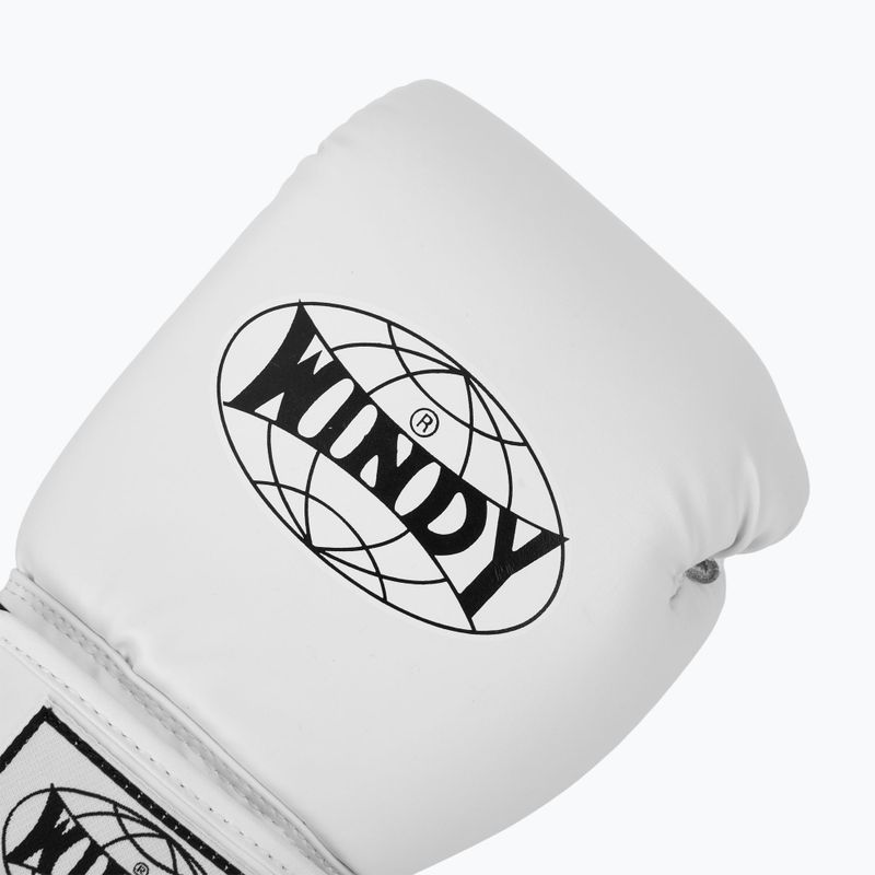 Bokso pirštinės WINDY Classic Synthetic Leather white 5