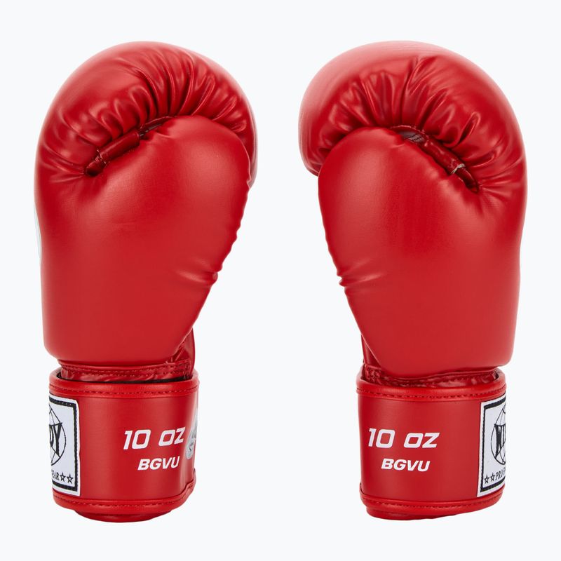 Bokso pirštinės WINDY Classic Synthetic Leather red 4