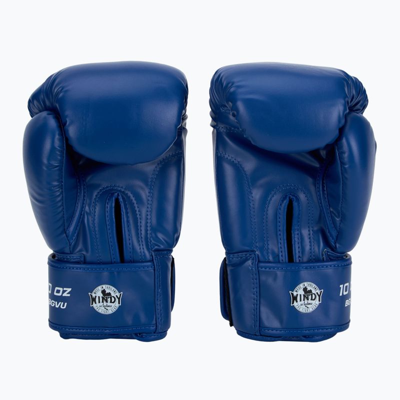 Bokso pirštinės WINDY Classic Synthetic Leather blue 3