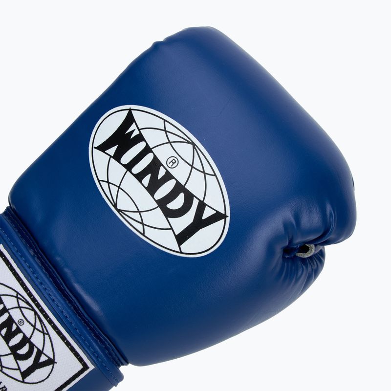 Bokso pirštinės WINDY Classic Synthetic Leather blue 5