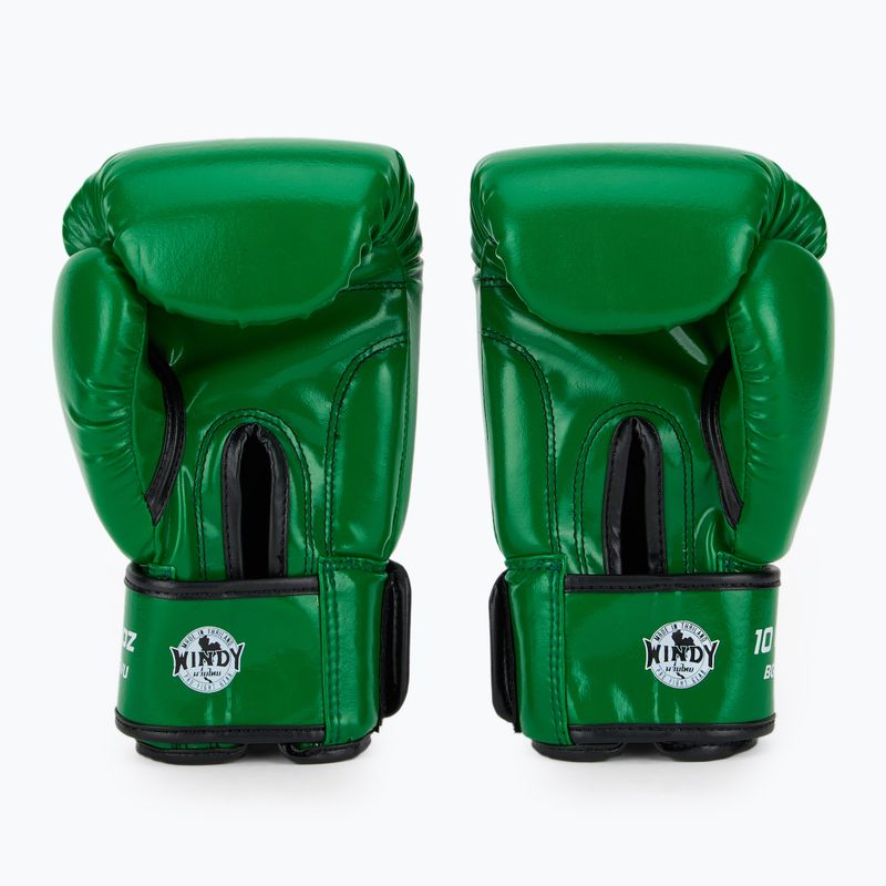 Bokso pirštinės WINDY Classic Synthetic Leather green 3