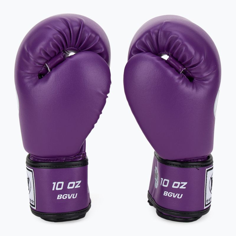 Bokso pirštinės WINDY Classic Synthetic Leather purple 4