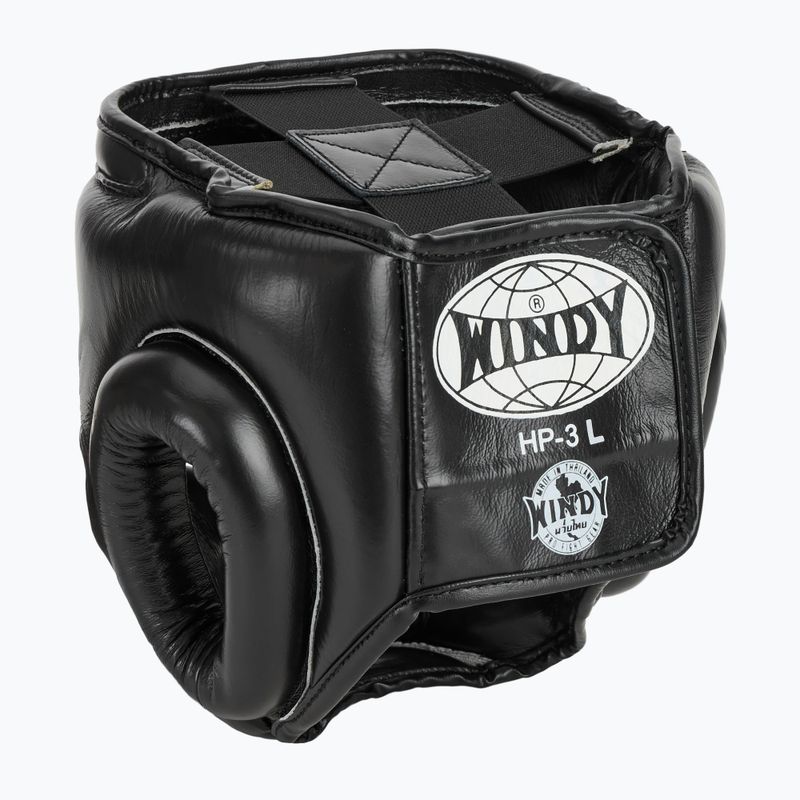 Bokso šalmas WINDY Genuine Leather black 3