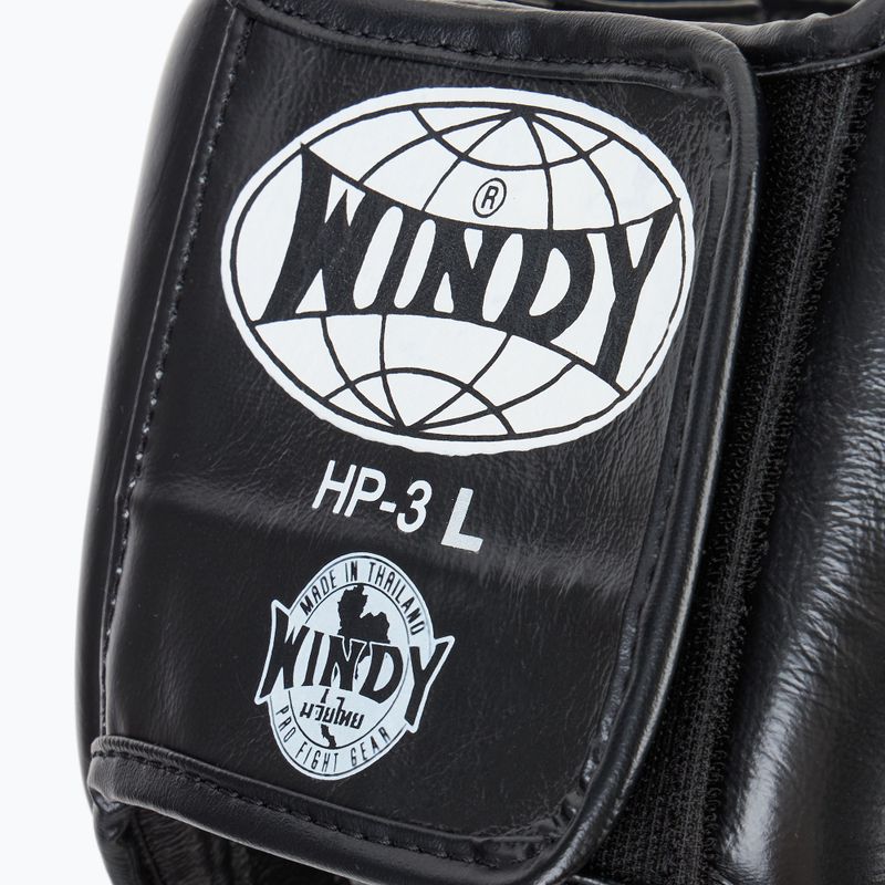 Bokso šalmas WINDY Genuine Leather black 4