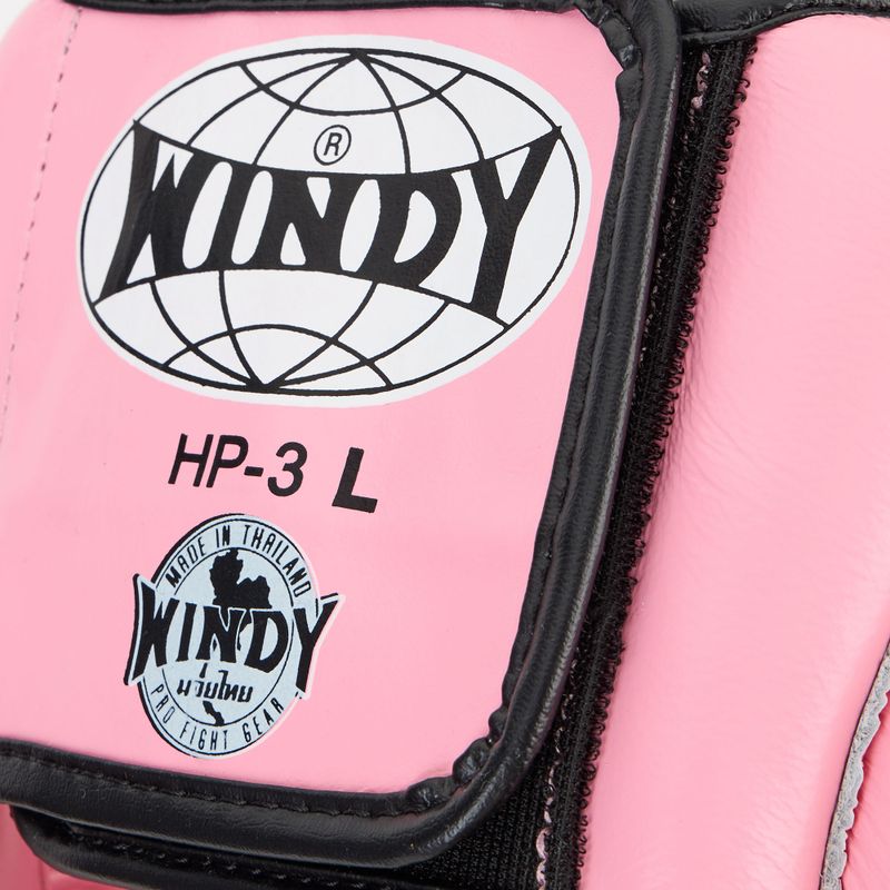 Bokso šalmas WINDY Genuine Leather pink 4