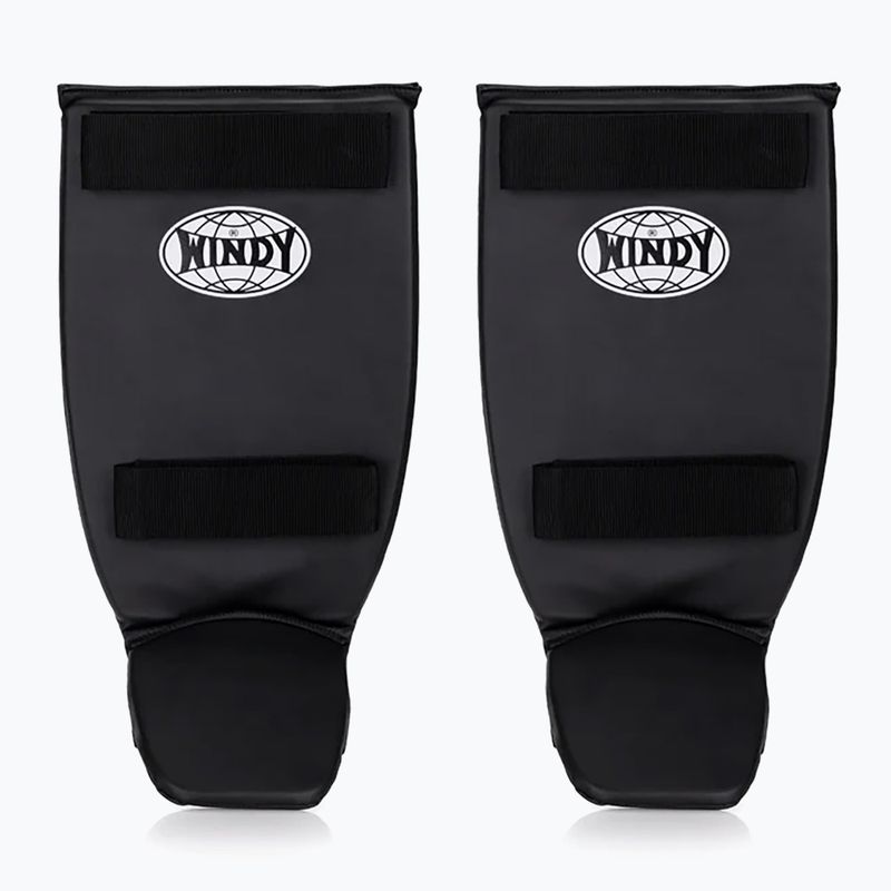 Blauzdų ir pėdų apsaugos WINDY Classic Double Strap black 9