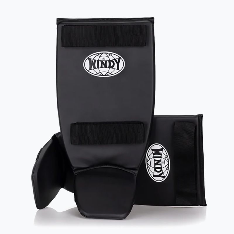Blauzdų ir pėdų apsaugos WINDY Classic Double Strap black 10