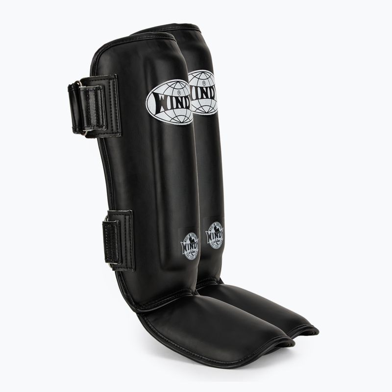 Blauzdų ir pėdų apsaugos WINDY Classic Double Strap black