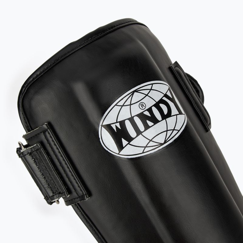 Blauzdų ir pėdų apsaugos WINDY Classic Double Strap black 7