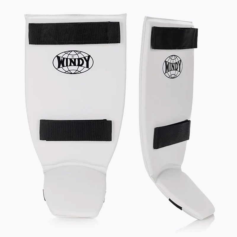 Blauzdų ir pėdų apsaugos WINDY Classic Double Strap white 8