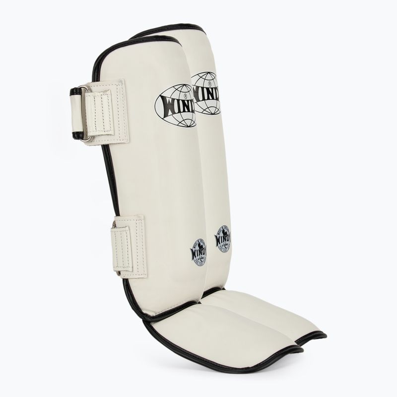 Blauzdų ir pėdų apsaugos WINDY Classic Double Strap white