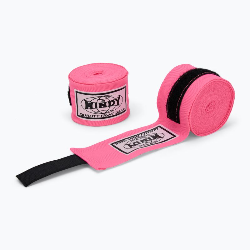 Bokso raiščiai Windy HW-2 450 cm pink