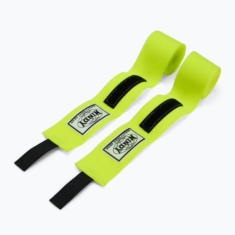 Bokso raiščiai Windy HW-2 450 cm green flueo 2