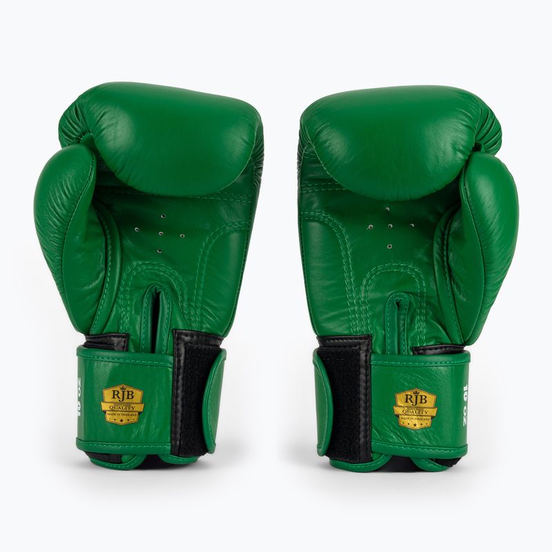 Bokso pirštinės RAJA BOXING Single Standard Genuine Leather green 3