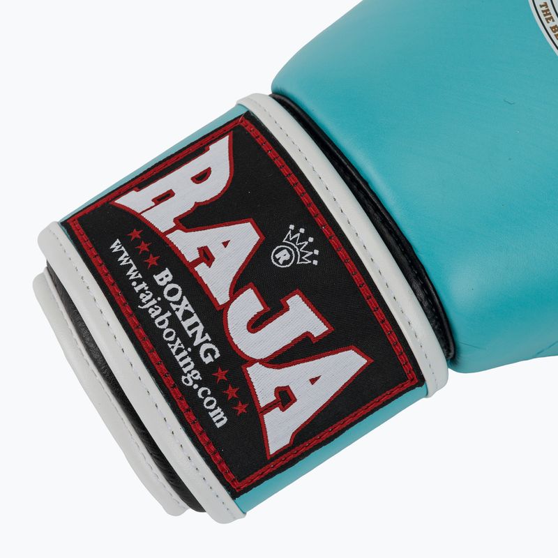 Bokso pirštinės RAJA BOXING Single Standard Genuine Leather light blue 6
