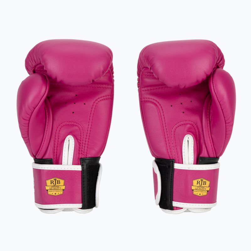 Bokso pirštinės RAJA BOXING Single Standard Genuine Leather pink 3
