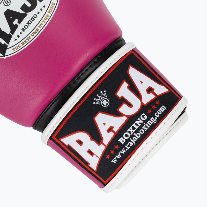 Bokso pirštinės RAJA BOXING Single Standard Genuine Leather pink 6