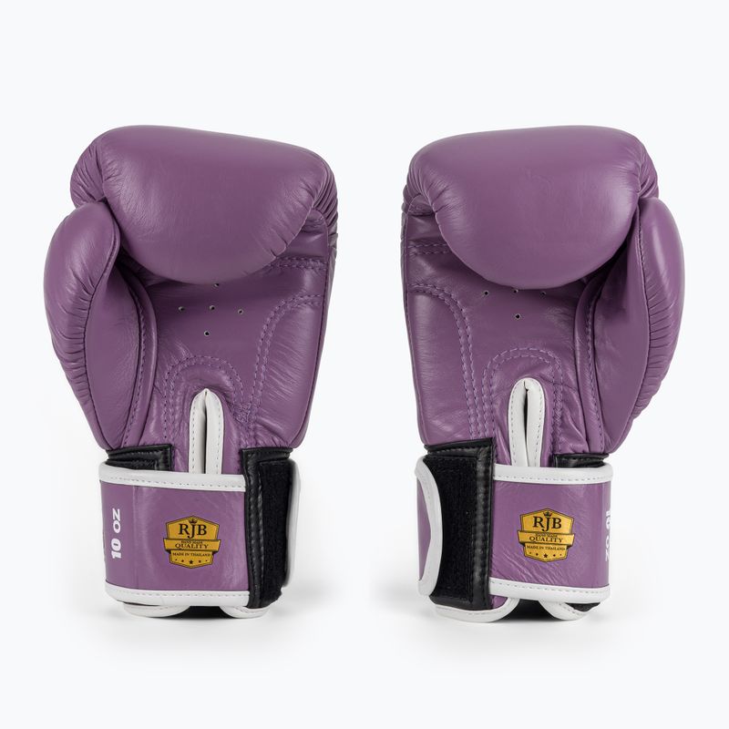 Bokso pirštinės RAJA BOXING Single Standard Genuine Leather purple 3