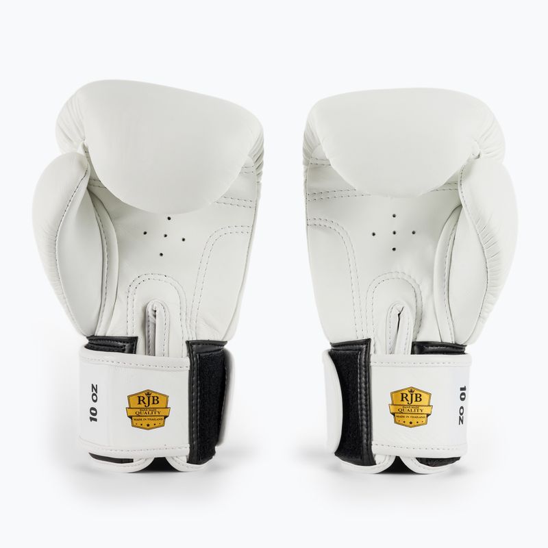 Bokso pirštinės RAJA BOXING Single Standard Genuine Leather white 3