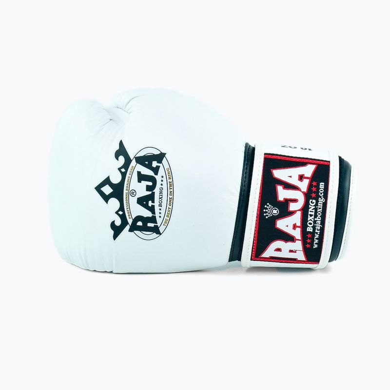 Bokso pirštinės RAJA BOXING Single Standard Genuine Leather white 3
